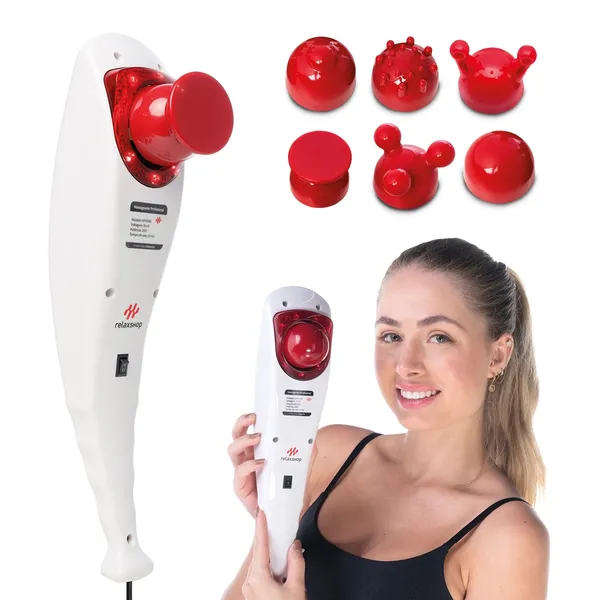 Massageador Elétrico Profissional Vibratório com Infravermelho