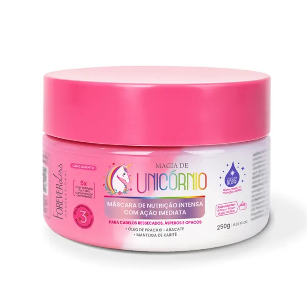 Máscara de Nutrição Intensa Magia de Unicórnio Forever Liss
