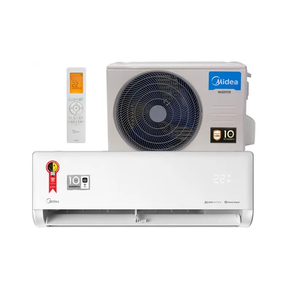 AR CONDICIONADO SPLIT 9.000 BTUS INVERTER AI ECOMASTER FRIO MIDEA