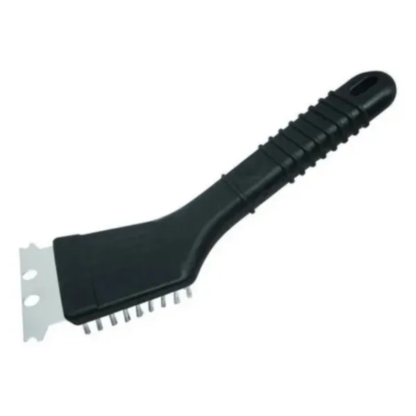 Escova Para Grelha Cerdas de Aço Limpa Grelha de Churrasqueira Com Raspador universal