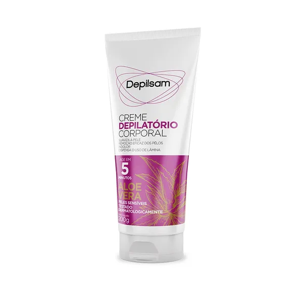 Creme ​Depilatório Corporal Depilsam Aloe Vera 200G