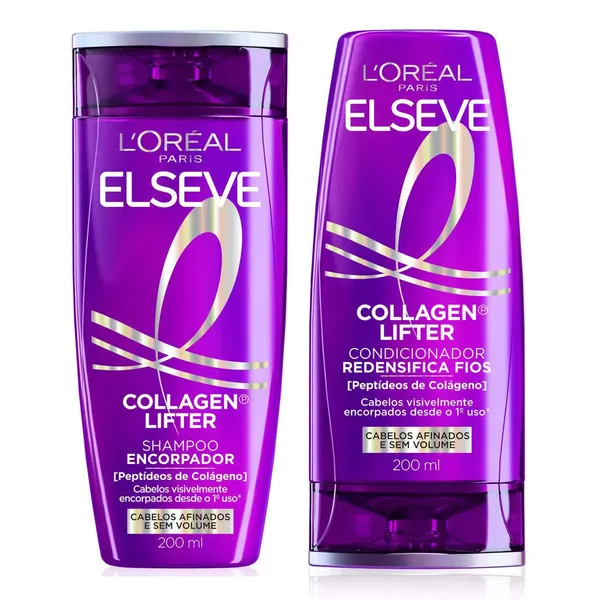 KIT ELSEVE SHAMPOO + CONDICIONADOR COLÁGENO LIFTER