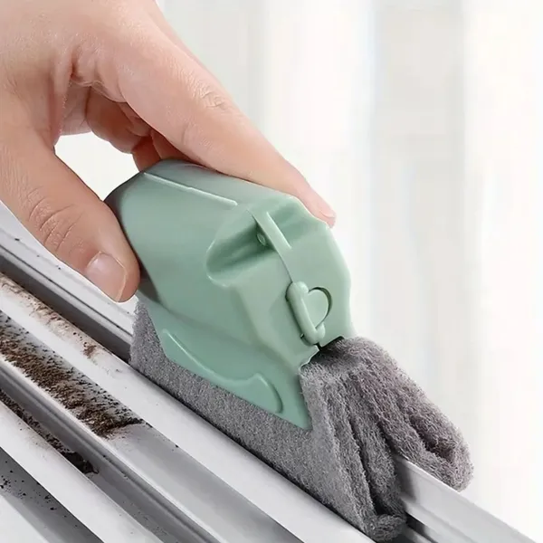 Limpador Janela Escova Limpeza Cantos Multiuso Janelas Cozinha Fogão Limpa Frestas Casa Microfibra