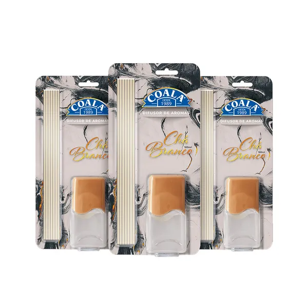 Kit 3 Difusores Coala - Chá Branco