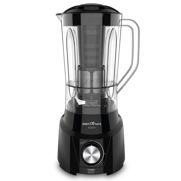 Liquidificador Britânia 2,6L 900W 4 Lâminas BLQ970P Turbo