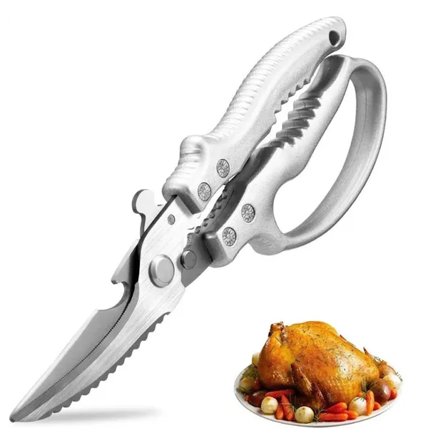 Tesoura Multifuncional Para Corte Alimentos Legumes Peixes Frangos Verdura Utensílios