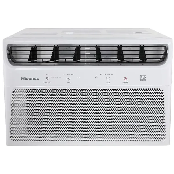 AR CONDICIONADO JANELA HISENSE ELETRÔNICO WI-FI 7.500 BTUS AW-08CWBRVGU02 FRIO BRANCO 127V