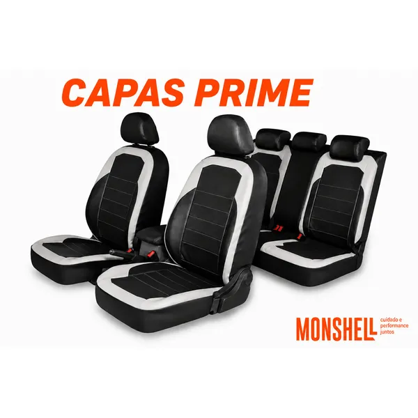 Capas Para Bancos Automotivos em Couro Sob Medida Carro Personalizada Linha Prime Original Monshell