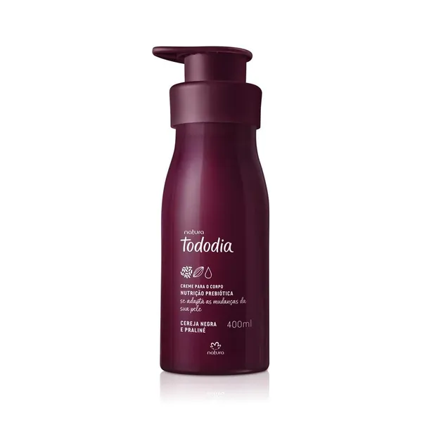 CREME PARA O CORPO TODODIA CEREJA NEGRA E PRALINÉ 400ML