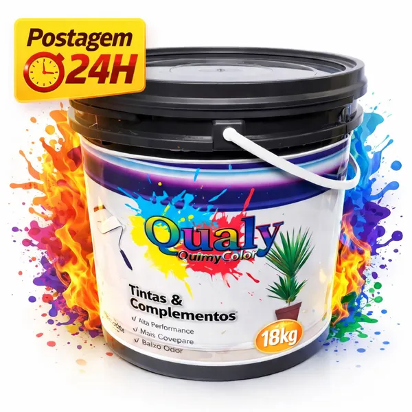 Tinta Acrilica 18kg Interna Super Lavavel e limpavel sem cheiro anti mofo