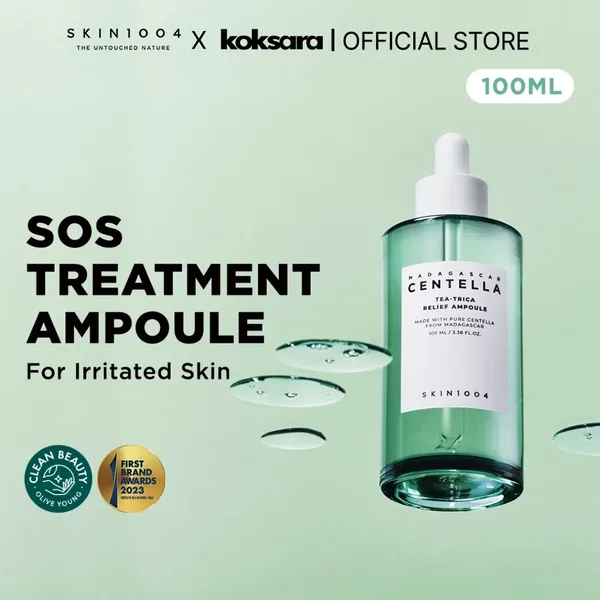 SKIN1004 Madagascar Tea-Trica Relief Ampoule 30ml/100ml