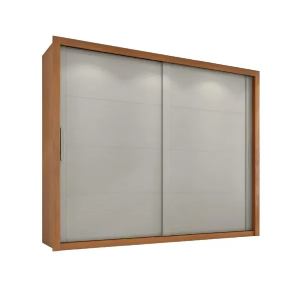 GUARDA ROUPAS CASAL 2 PORTAS DE CORRER 6 GAVETAS IMPERADOR ZANZINI
