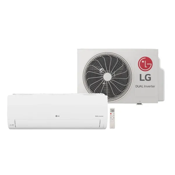 AR CONDICIONADO SPLIT LG DUAL INVERTER AI COMPACT 12000 BTU/H FRIO S3-Q12JAQAC - 220 VOLTS
