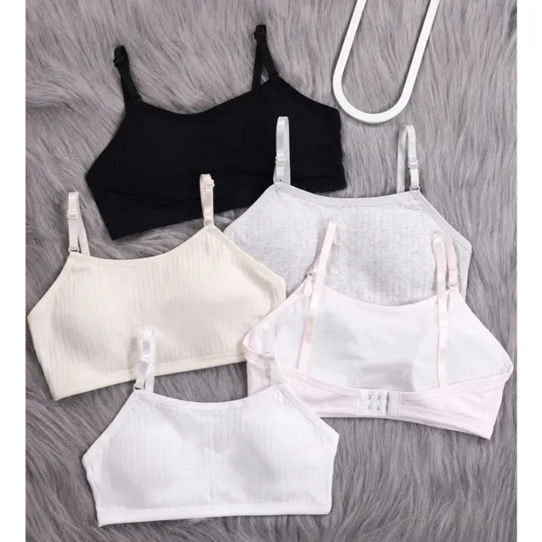 Sutiã Top De Dupla Camada Para Adolescentes/Meninas De 10-16 Anos