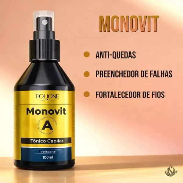 Tônico Capilar Monovit Cresce Cabelo Sobrancelha e Barba