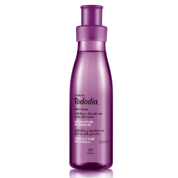 BODY SPLASH TODODIA AMEIXA E FLOR DE BAUNILHA FEMININO 200ML