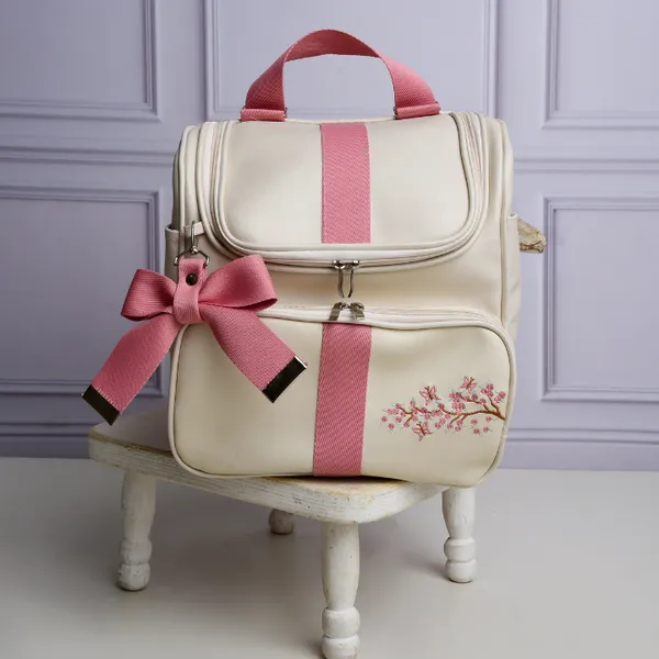 Mochila Maternida Bordado Luxo Menino l Menina l térmica e Impermeável
