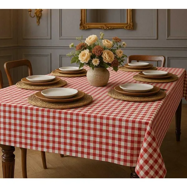 Toalha de Mesa e Forro de Mesa Xadrez  Premium P/ Decoração, Festa Junina e Piquenique Resistente