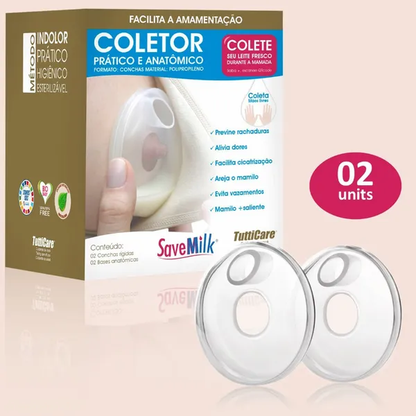 CONCHA AMAMENTAÇÃO - CONCHA COLETORA DE LEITE MATERNO - PÓS PARTO