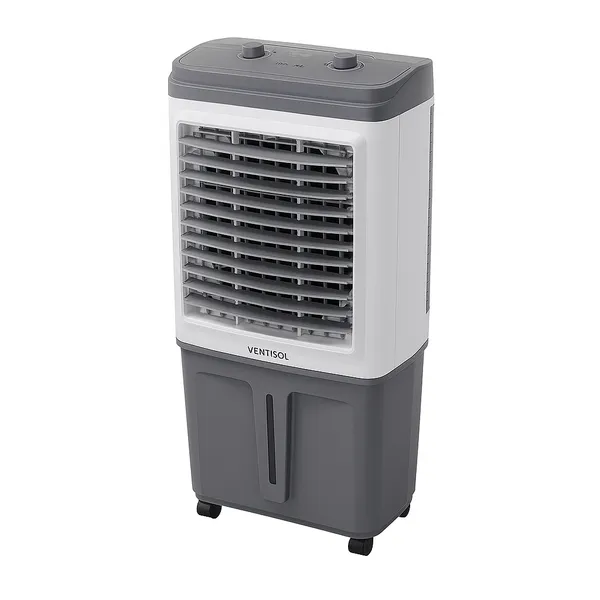 CLIMATIZADOR DE AR VENTISOL PORTÁTIL POTENTE CLIN 60 PRO CLIN60PRO-02, 60 LITROS, 150W, BRANCO/CINZA