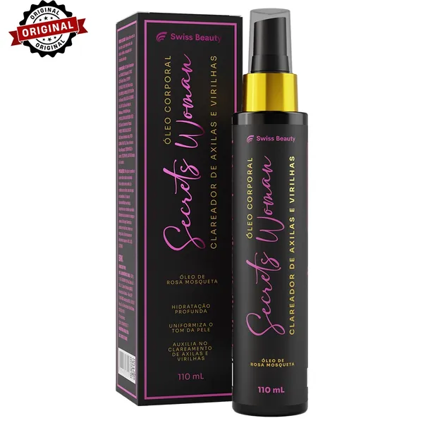 Óleo Clareador de Axilas e Virilha Secrets Woman (110 ml) SWISS BEAUTY