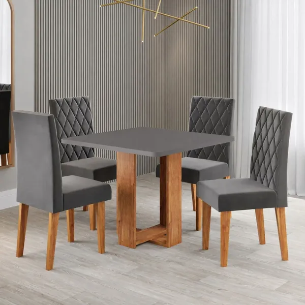 MESA DE JANTAR 4 LUGARES MAGIORE - VIERO MÓVEIS