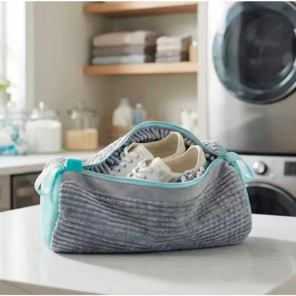 Saco para Lavar Sapatos em Malha