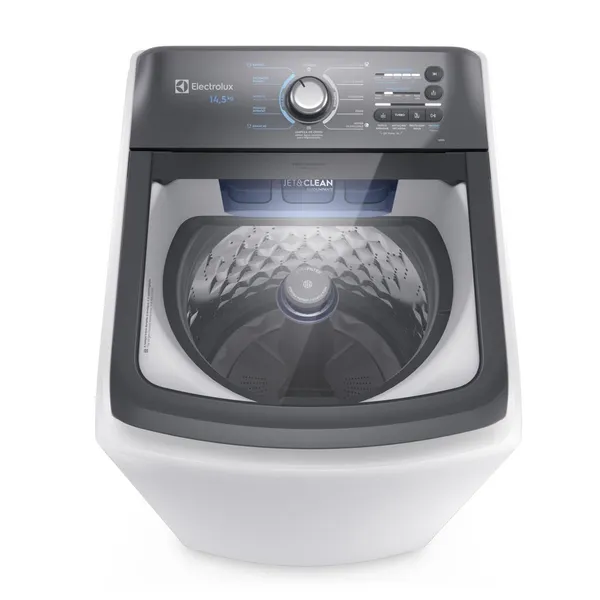 MÁQUINA DE LAVAR ELECTROLUX 14,5KG BRANCA EFFICIENT CESTO INOX E JET&CLEAN (LEE15)