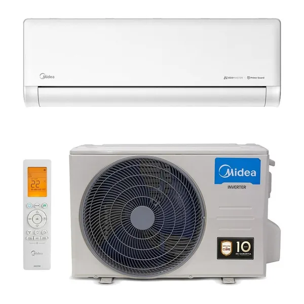 AR-CONDICIONADO SPLIT INVERTER 12000 BTUS 220V MIDEA AI ECOMASTER HIGH WALL Só FRIO 42EZVCA12M5/38EZVCA12M5