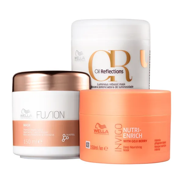KIT CRONOGRAMA CAPILAR FIOS PERFEITOS 150ML - WELLA
