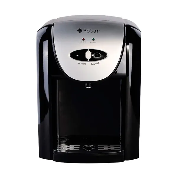 Purificador De Agua Eletrônico Polar Preto - Natural e Gelada