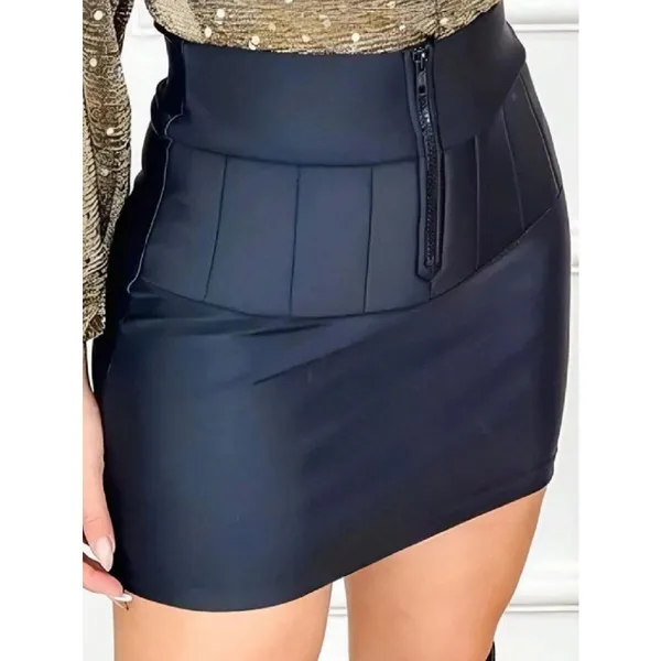 Saia Lipo Modeladora Suplex Power Feminino Cintura Alta