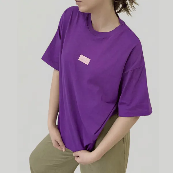 Camiseta Feminina Oversized Algodão 100% Transpirável | Ideal para Academia e Dia a Dia Promoção