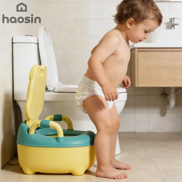 Troninho Infantil Compacto com Penico e Mictório – Sapo para Desfralde, Removível e Prático