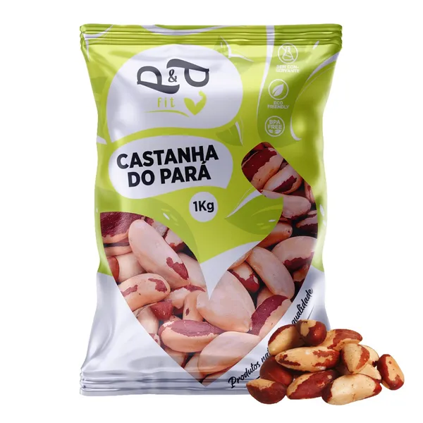 Castanha-do-Pará/Brasil Inteira 1Kg – P&P