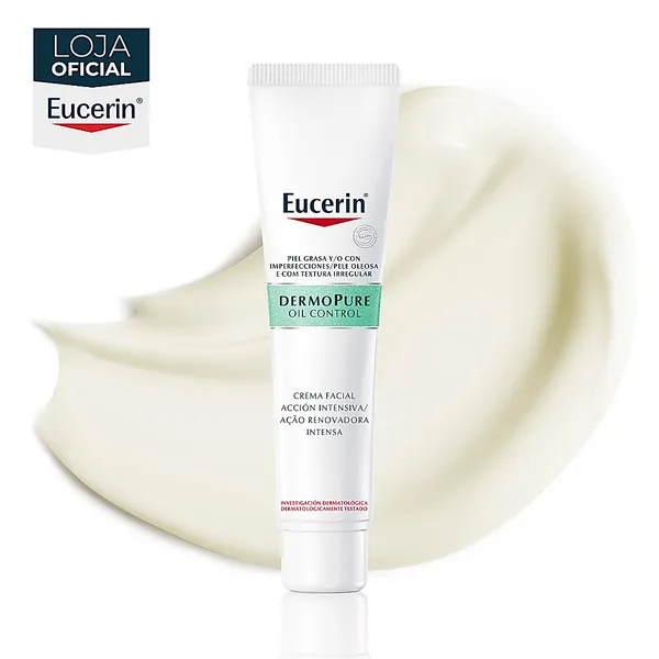 EUCERIN Creme Facial Antiacne Ação Renovadora Intensa Dermo Pure 40ml