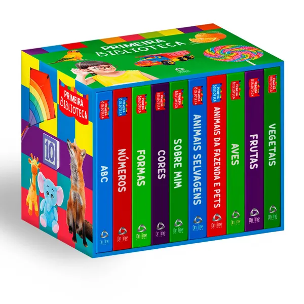 Coleção Primeira Biblioteca Volume 01 - Box com 10 Livrinhos