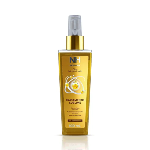 Óleo Extraordinário Tratamento Sublime 100ml Finaliza Nutre e Brilha os Cabelos New Hair
