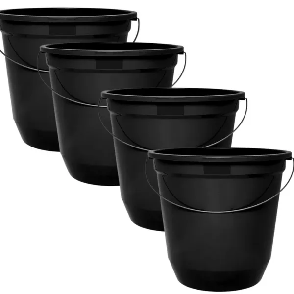 KIT 4 BALDES DE LIMPEZA 7,5 LITROS