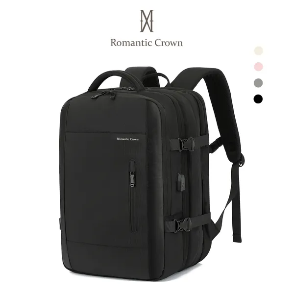 ROMANTIC CROWN Mochla de Viagem MascuIino e Feminina ImpermeaveI Reforçada Executiva para Notebook