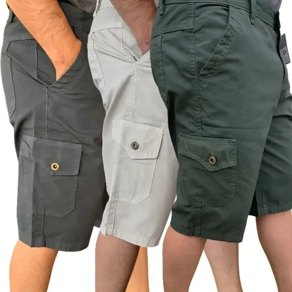 Bermuda Masculina Cargo Brim Sarja Premium
