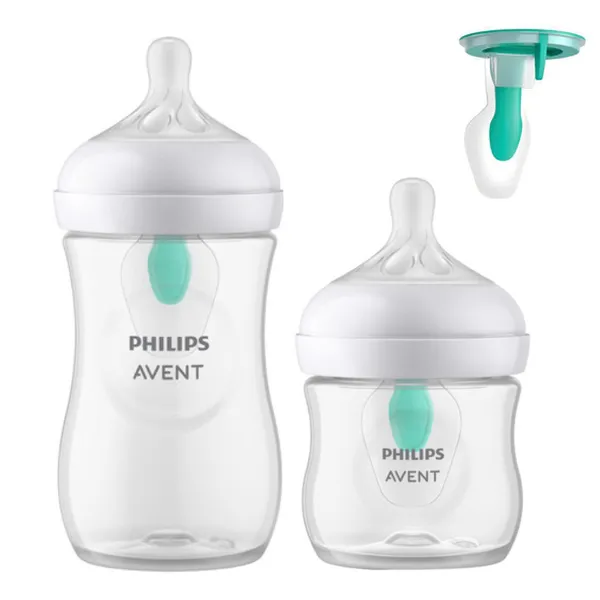 Kit Mamadeiras Petala Air Free 125ml + 260ml MAMADEIRAS COM VALVULA ANTI REFLUXO