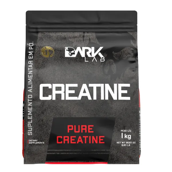 Creatina Monohidratada Pura 1kg, 500g, 600, 300g e 150g - Dark Lab