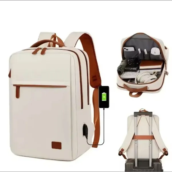 Mochila Para Notebook Escola Material Oxford Espaçosa Grande Capacidade Divisórias com ou sem Expansão