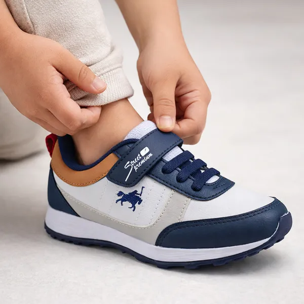 Tênis Infantil Menino Sem Cadarço Elástico Super Confortável Calce Fácil Escolar Tem Shoes