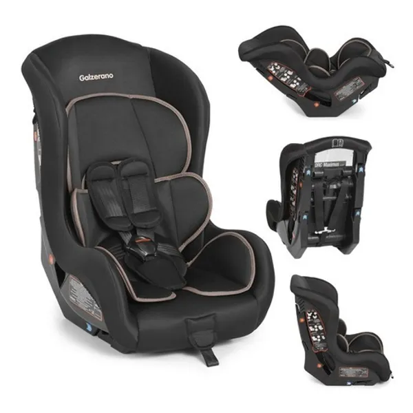 Cadeirinha de Bebê Para Carro Maximus Preto Cadeira Infantil 0 A 25 Kg Liso Preto Oferta - Galzerano
