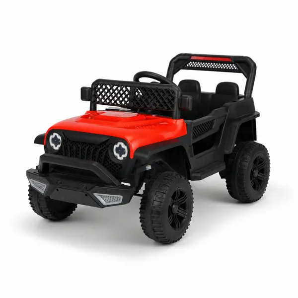 Mini Jipe Infantil Elétrico 12V 30kg 1 Assento 4x2 Jeep Adventure Até 5km/h
