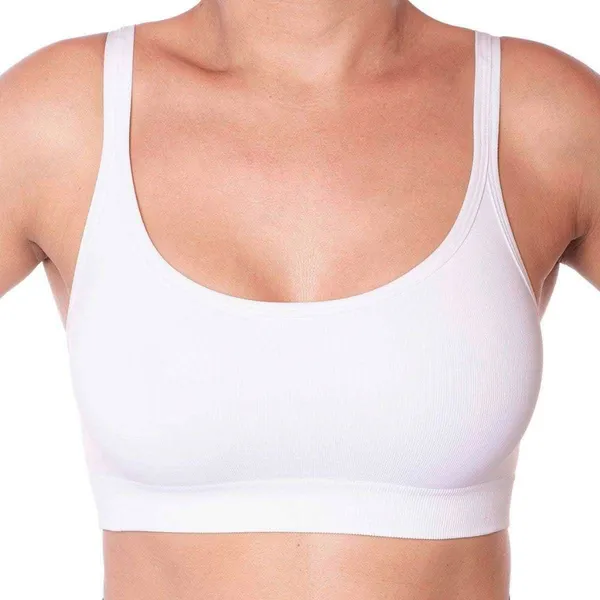 Top Fitness Feminino Lupo Top Power Poliamida Sem Costura Alta Sustentação Sem Bojo