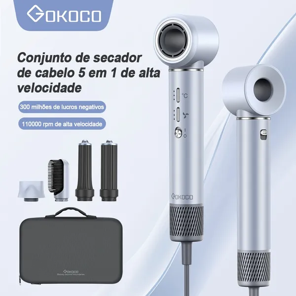 GOKOCO Secador de Cabelo 5 em 1 GD023