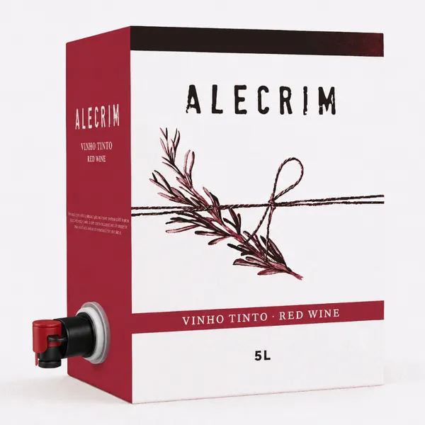 VINHO 5L PORTUGUES ALECRIM TINTO  Bag in Box C/ Torneira Ideal Festas